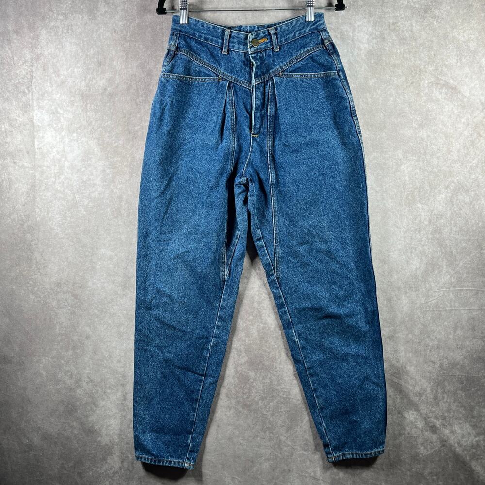 Vintage Gasoline Mom Jeans Womens 9 Juniors Blue Denim Medium Wash High Rise Y2K